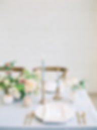 Modern Dusty Blue Whimsical Wedding Tabl